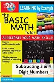 Basic Math Tutor: Subtracting 3 and 4 Digit Numbers