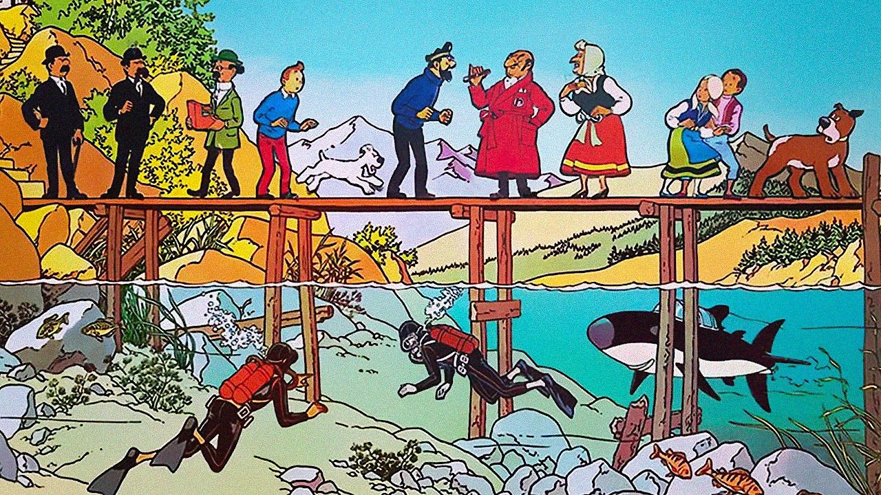 Tintin and the Lake of Sharks