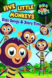 Five Little Monkeys Kids Songs & Story Time - Preebeez