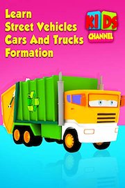 Learn Street Vehicles, Cars And Trucks Formation