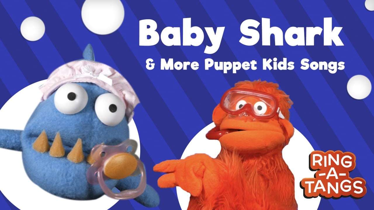 The Ring-A-Tangs - Baby Shark & More Puppet Kids Songs