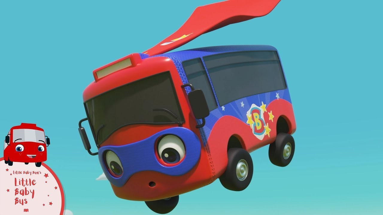 Little Baby Bus - Superhero Red Bus & More Kids Cartoons