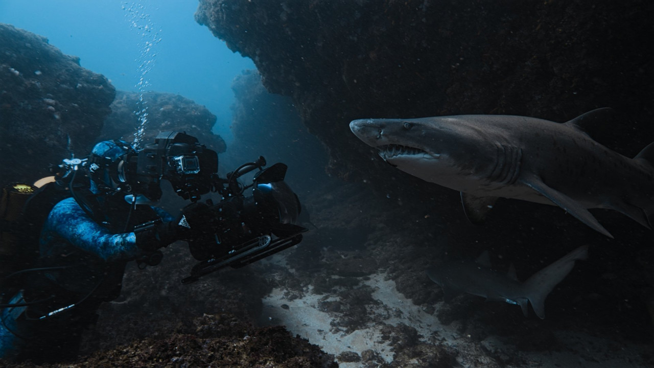 Sharks Up Close with Bertie Gregory