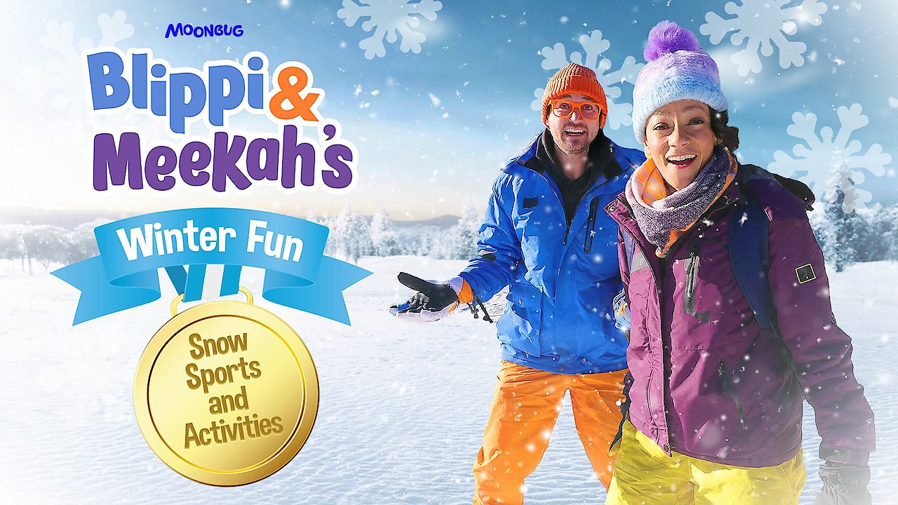 Blippi and Meekah's Winter Fun - Snow Sports and Activities