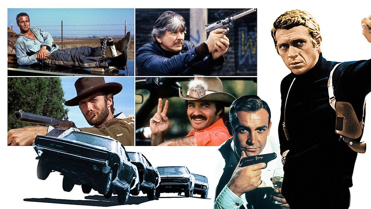 Macho Men of the Movies - Action Highlights Featuring Hollywood's Classic 