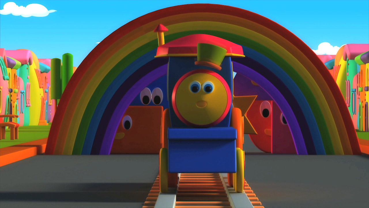 Shapes Song  More Children Songs - Bob The Train