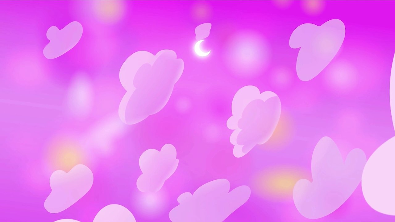 Zen Baby Daytime: Moon and Clouds