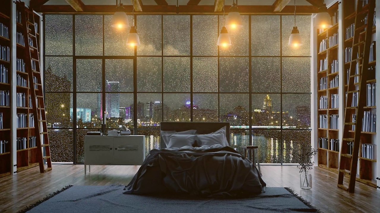 Zen Sleep: Medium Rain on Window
