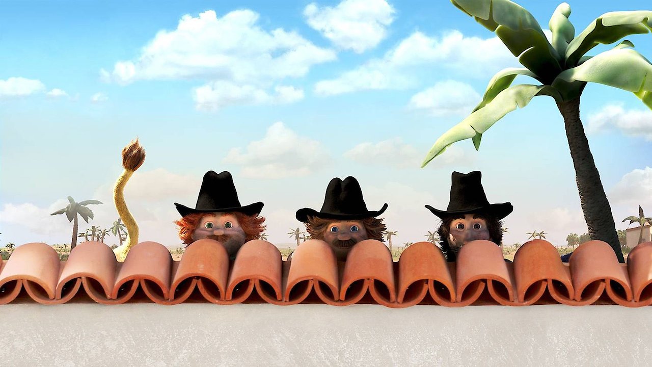 Three Robbers and a Lion