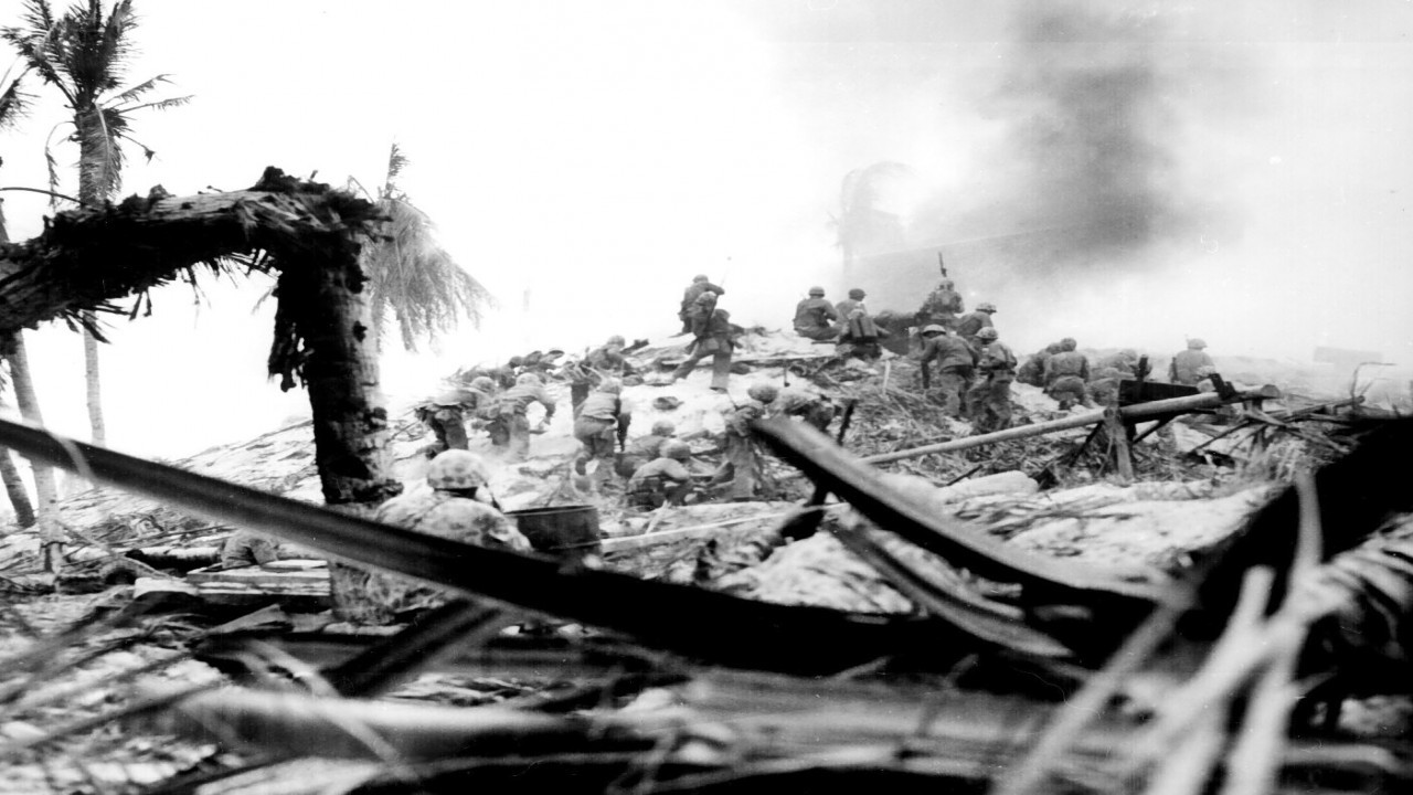 Marines At Tarawa