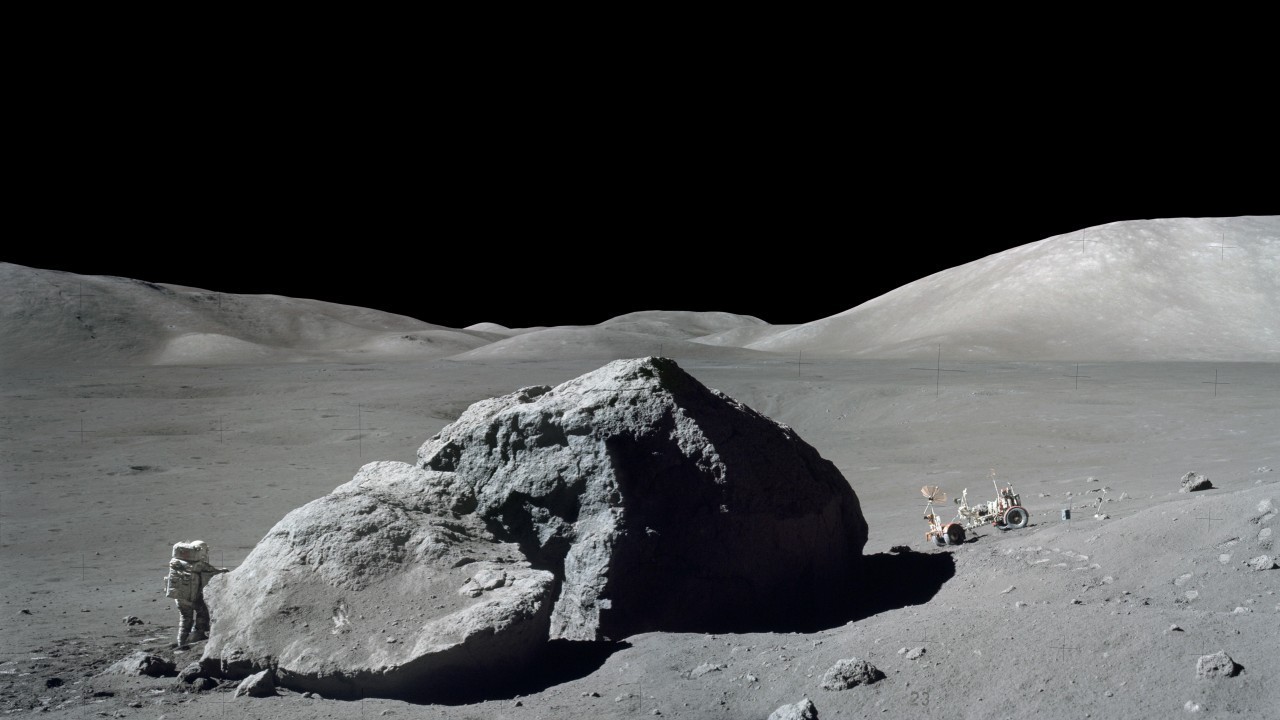Apollo 17: Final footprints on the Moon
