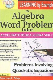 Algebra Word Problem: Problems Involving Quadratic Equations