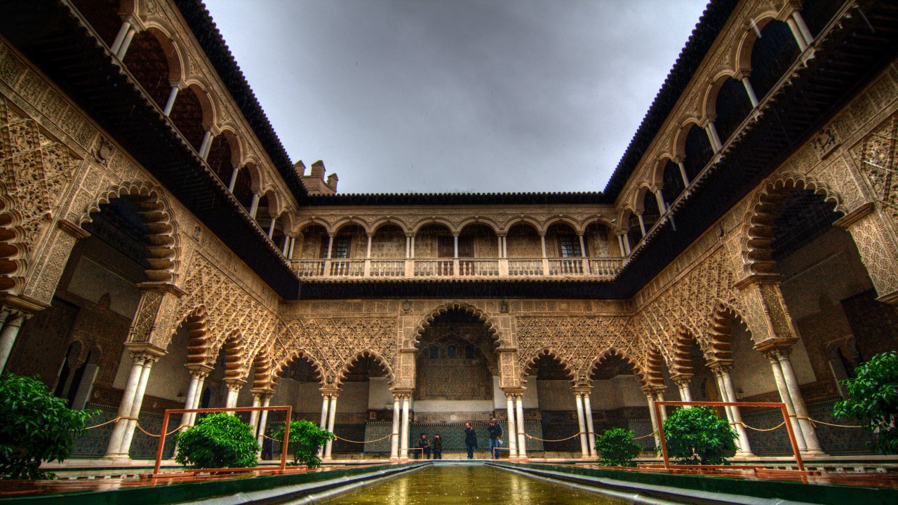 Global Treasures Seville Royal Fortress Real Palaces of Seville Andalucia, Spain
