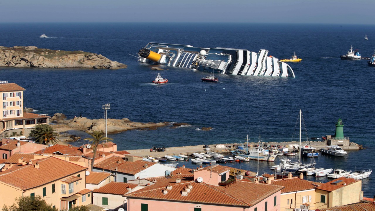 Sinking of the Concordia: Caught on Camera