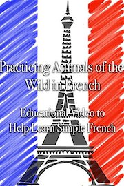 Practicing Animals of the Wild in French Educational Video to Help Learn Simple French