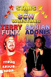 Stars Of 80s SCW Wrestling Terry Funk and Adrian Adonis