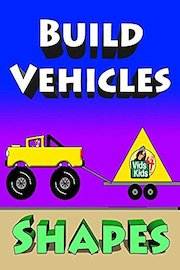 Build Vehicles With Shapes - Dozer, Tractor, Truck, Dragster