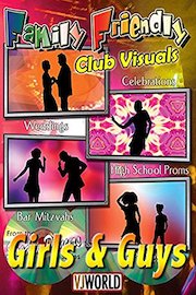 Family Friendly Club Visuals - Shadow Dancers - Girls & Guys