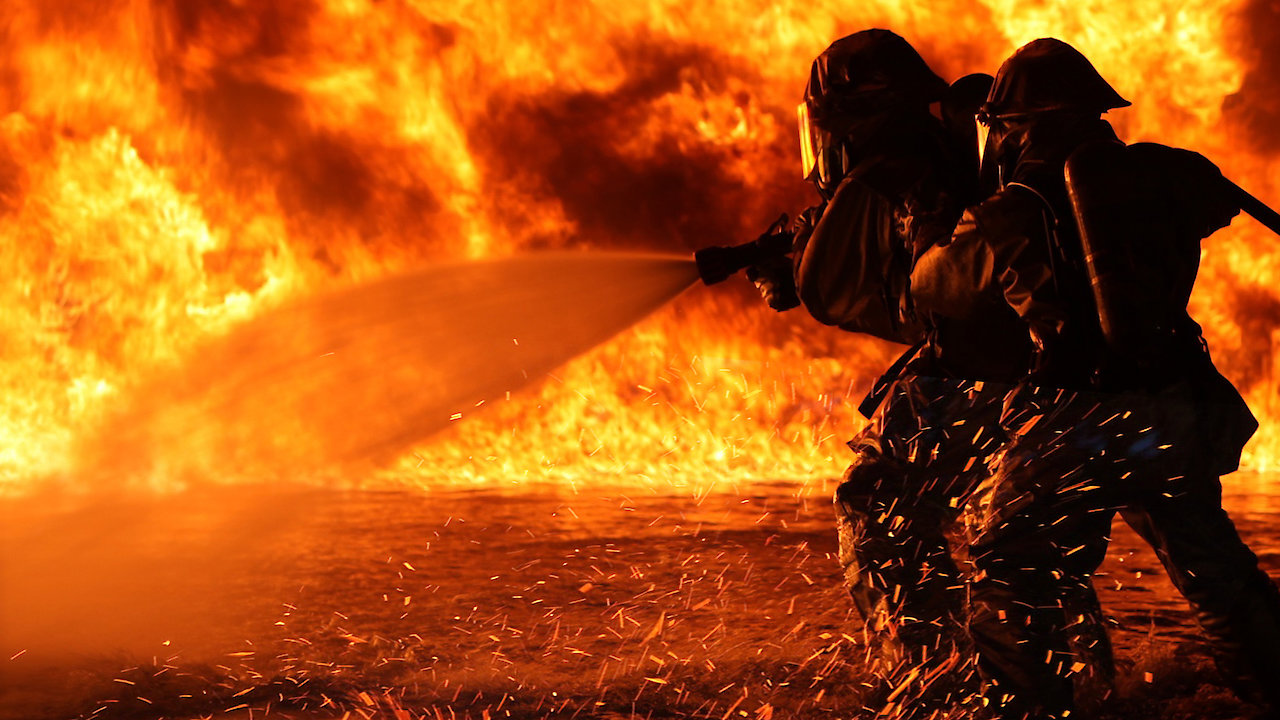 Firefighters in the Heart of Danger