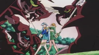 Magic Knight Rayearth, Ep 44 - A Serious Match - Umi vs. Tarta and Tatra!