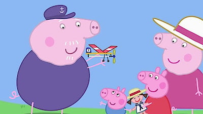 Peppa pig sale grandpa's plane