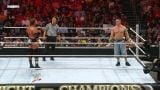 Triple Threat Match for the WWE Championship: Randy Orton vs. Triple H vs. John Cena, Night of Champions - July 26, 2009