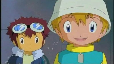 Tk and Davis  Digimon adventure, Digimon, Digimon digital monsters