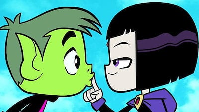 beast boy and raven kiss episode