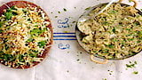 Fish Baps and Mushroom Farfalle