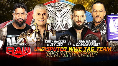 WWE Raw Season 31 Episode 1590