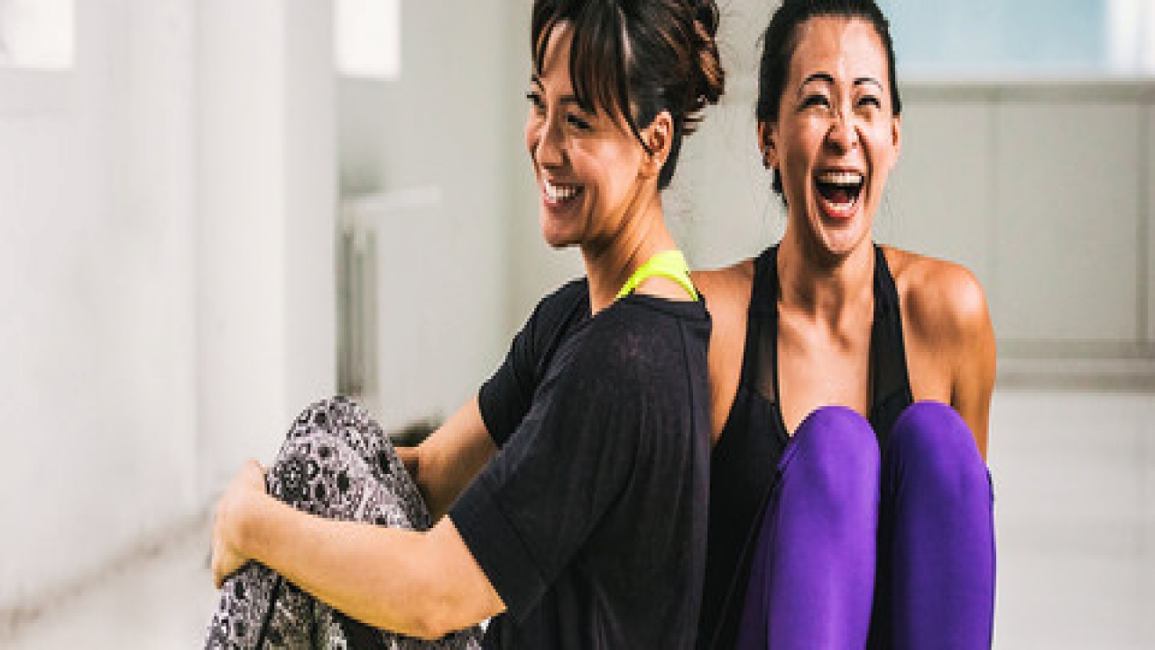 Gaiam: Two Fit Moms: Daily Yoga for Beginners