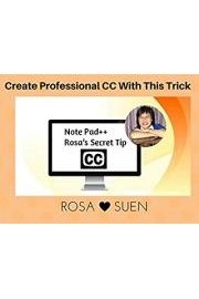 Rosa's Magic Trick to Create Professional Closed Caption Files