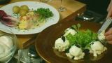 Claude Frank and Poached Salmon With Russian Eggs
