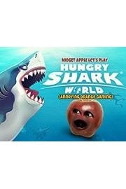 Midget Apple Let's Play - Hungry Shark World (Annoying Orange Gaming)