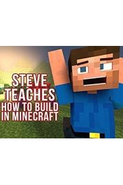 Steve teaches how to build in Minecraft