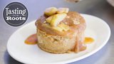 Apple Cinnamon Bread Pudding With Apple Cognac Glaze