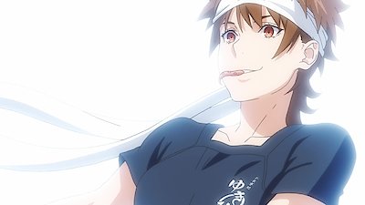 Download Passionate Chef Soma Yukihira Ready For Culinary Battle Wallpaper