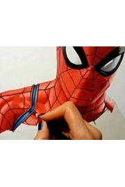 Drawing PS4 Spider-Man