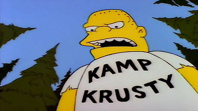 Watch The Simpsons Season 4 Episode 1 Kamp Krusty Online Now