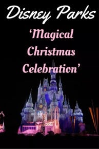 Disney Parks Magical Christmas Celebration