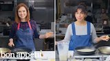 Ellie Kemper Tries to Keep Up with a Professional Chef
