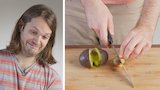 50 people try to clide an avacado