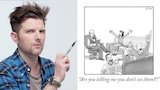 Adam Scott Enters the New  Yorker Caption Contest