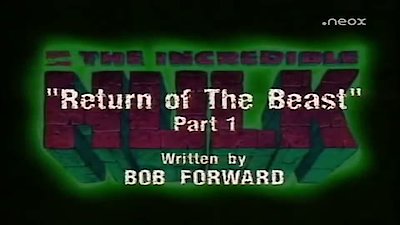 Marvel Comics The Incredible Hulk Season 1 Episode 1
