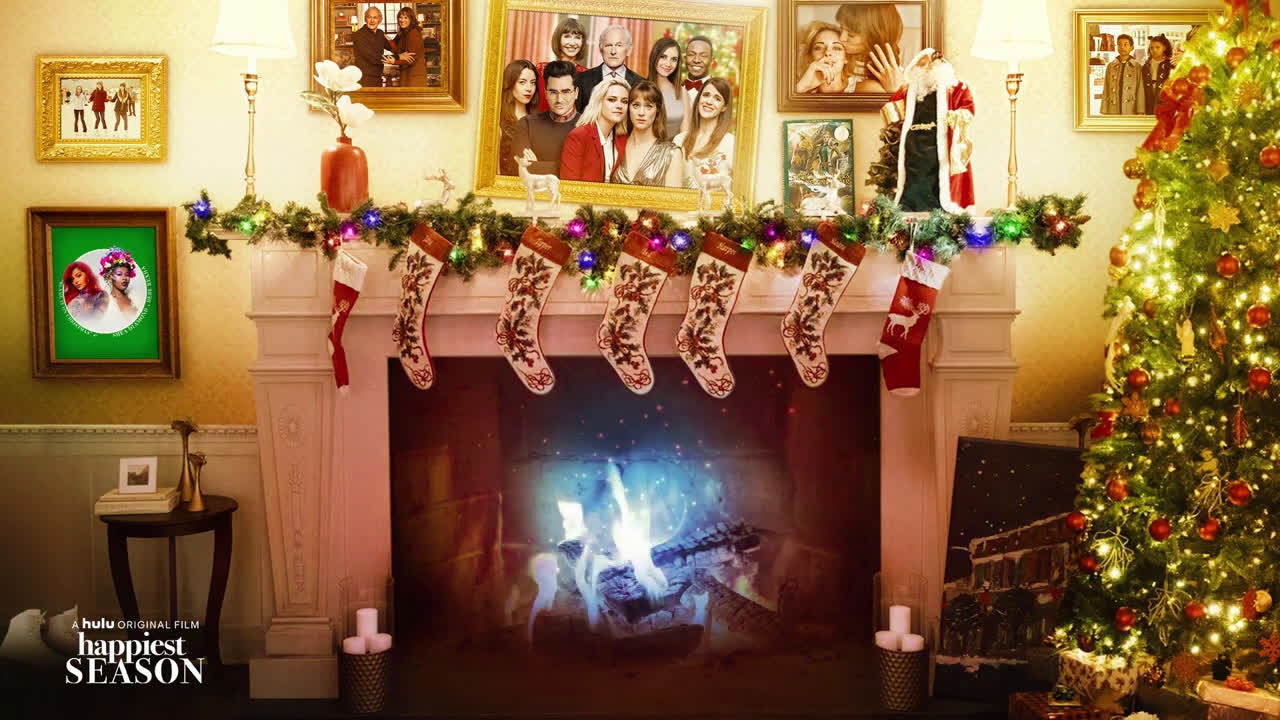 Happiest Season: Holiday Yule Log Scenic