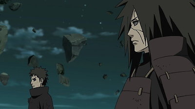 Naruto Shippuden Dublado Ep 344 - Obito e Madara