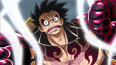 Luffy Gear 4 FLYING - One Piece Episode 726 