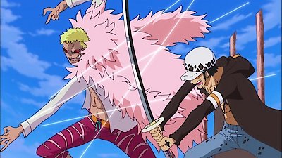 Watch One Piece Season 11 Episode 661 A Showdown Between The Warlords Law Vs Doflamingo Online Now